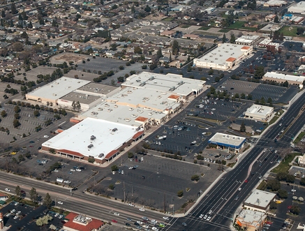 Visalia's other mall - Sequoia Mall has been sold Note mostly empty parking lot