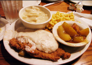 gravy with your lunch at Cracker Barrel