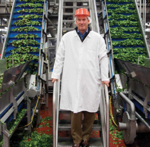Bruce Taylor at his family business. UC Berkeley photo