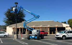New center owners are sprucing up the place. Starbucks hopes to move in