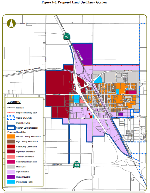 Goshen expanding highway commercial to its west. click to enlarge
