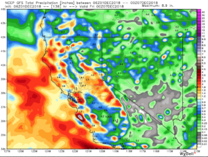 Dec 2- 7  precipitation expected Click to enlarge