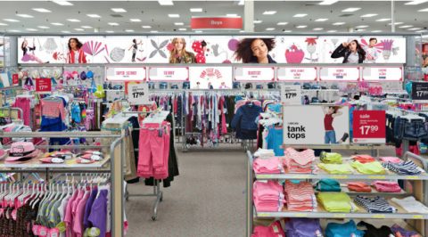 Target clothing aisle open for business