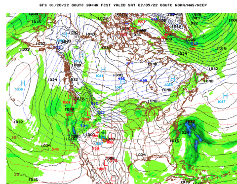 one early Feb prediction